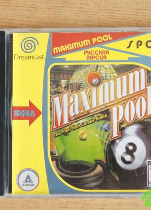 Диск для Sega Dreamcast игра Maximum pool