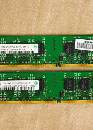 Оперативна пам'ять, Hynix, HYMP512U64BP8-Y5, DDR2, 1Gb