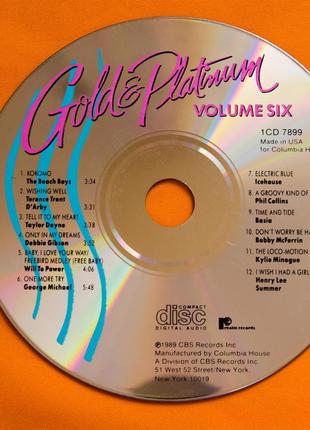 Музыкальный CD диск. GOLD and PLATINUM Music 1989