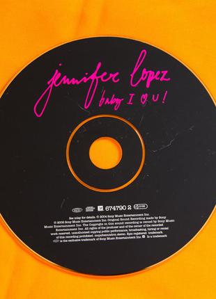 Музыкальный CD диск. JANNIFER LOPEZ - Baby I love You