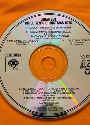 Музичний диск CD. Childrens christmas hits 1988