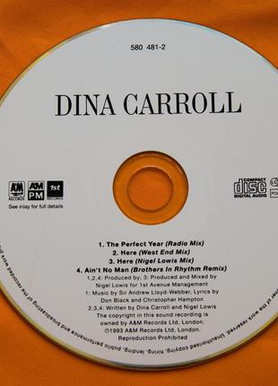 Музыкальный CD диск. DINA CARROLL