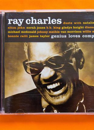 Музыкальный CD диск. RAY CHARLES - GENIUS LOVES COMPANY