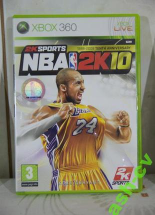 Диск для Xbox360 - NBA 2K10