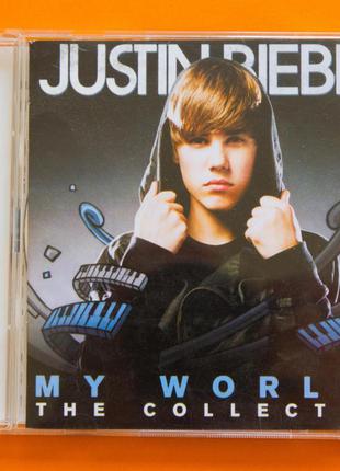 Музыкальный CD диск. JUSTIN BIEBER - My worlds (2cd)