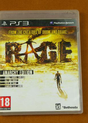 Диск для Playstation 3, игра Rage Anarchy Edition