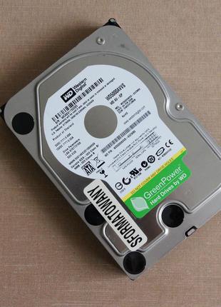 Жесткий диск, винчестер, HDD, WD WD5000AVVS 3.5 SATA III 500Gb