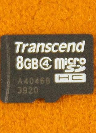 Карта памяти Transcend microSD HC 8 Gb