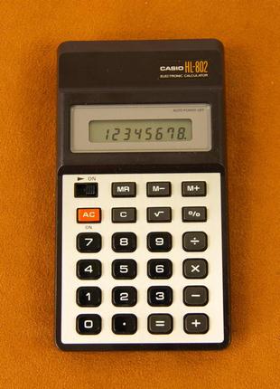 Винтажный калькулятор Casio HL-802B