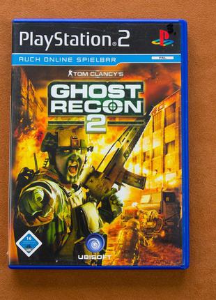 Диск для Playstation 2, игра Tom Clancy's Ghost Recon 2