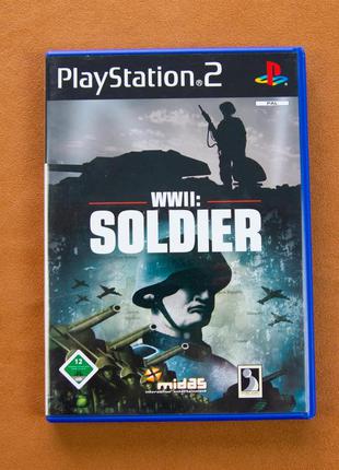 Диск для Playstation 2, игра WWII Soldier