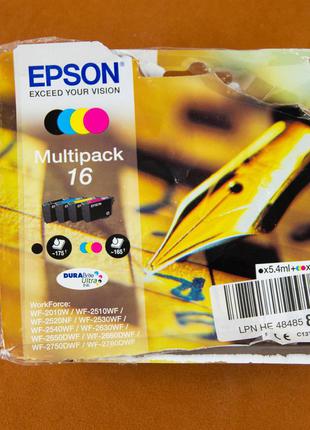 Картридж Multipack EPSON 16 (Розкрито, але чорнило є)