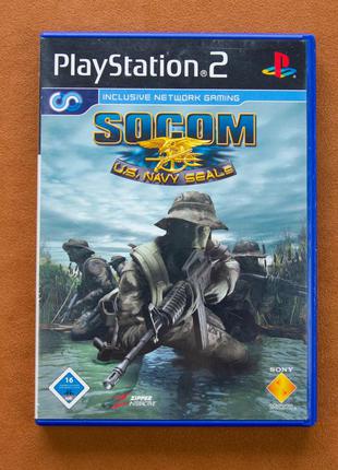 Диск для Playstation 2, игра SOCOM U.S. Navy SEALs