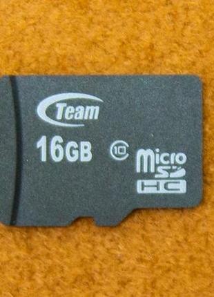 Карта памяти Team microSD HC 16 Gb