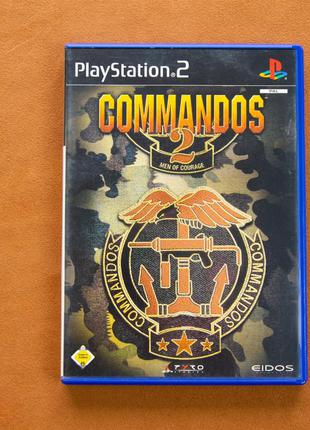 Диск для Playstation 2, игра Commandos 2 - Men of Courage