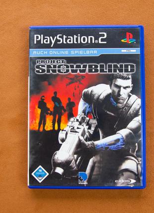 Диск для Playstation 2, гра Project Snowblind