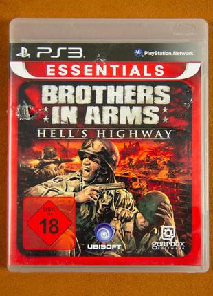 Диск для Playstation 3, игра Brothers in Arms - Hell's Highway