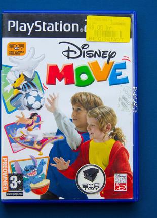 Диск для Playstation 2, игра Disney Move