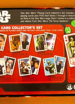 Коллекция игральных карт Star Wars Playing Cards Disney W Coll...