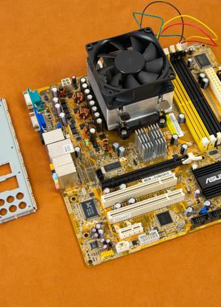 Материнская плата Asus M2R-FVM + проц AMD Athlon 64 X2 3800+