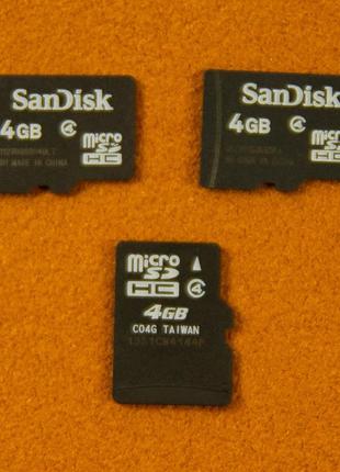 Карта памяти microSD SanDisk 4 Gb