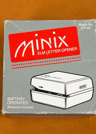 Электро нож для конвертов Minix Elm Battery Operated Letter Op...