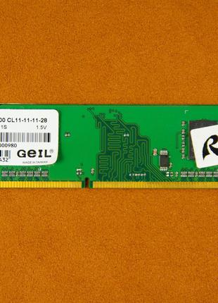 Оперативная память, Geil, GN34GB1600C11S, 1600MHz, DDR3, 4Gb