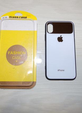 Чехол mirror tempered glass phone case for iphone x/xs