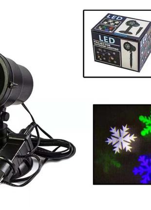 Новорічний вуличний лазерний проектор X-Laser XX-TA-1008