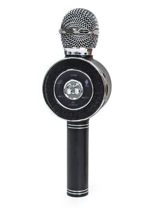 Микрофон-колонка bluetooth WS-668. Черный