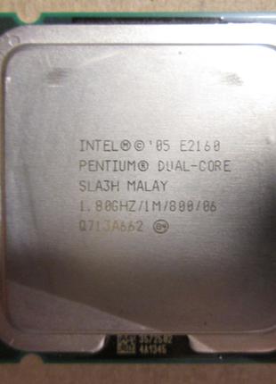 Intel Pentium E2160 LGA775/1,80ГГц/1 MB/800 МГц/ядро2/64-бит.