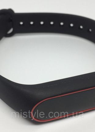 Ремешок mi band 2 ми бенд 2 Mijobs чёрный с красным