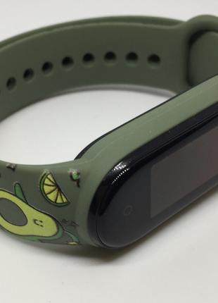 Mi band 4 mi band 3 силиконовый ремешок с авокадо Хаки