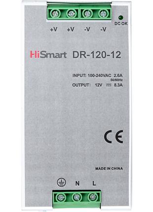 Блок живлення HiSmart 12V, 8.3A, 120W, DIN