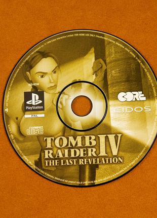 Диск Playstation 1 - Tomb Raider IV