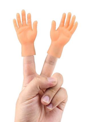 Резиновые кисти рук для пальцев Hand mini ABC ладони пальчиковые