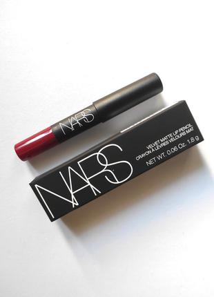 Помада-карандаш матовая nars velvet matte lip pencil