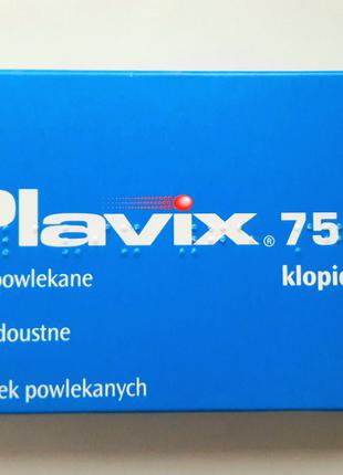 Plavix Плавікс Плавикс 75 мг на 28 шт з Польщі в наявності