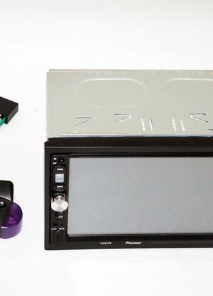 2din автомагнитола Pioneer 7022 USB+BT+SD пульт на руль