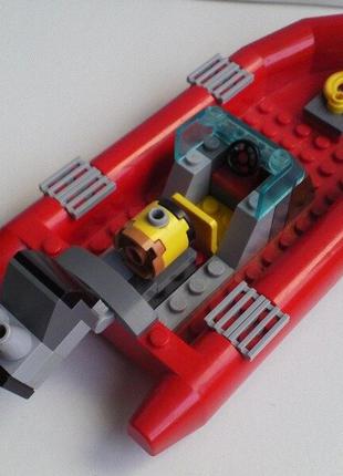 LEGO City.Лодка моторная,конструктор лего оригинал,кораблик катер