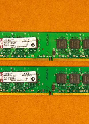 Оперативная память, Kingston, DDR2, 1Gb