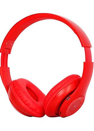 Бездротові навушники bluetooth TM-047 red