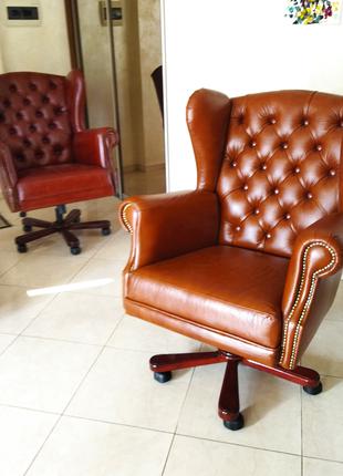 Нове шкіряне крісло GK PRESIDENT’S, кабінетне крісло директора