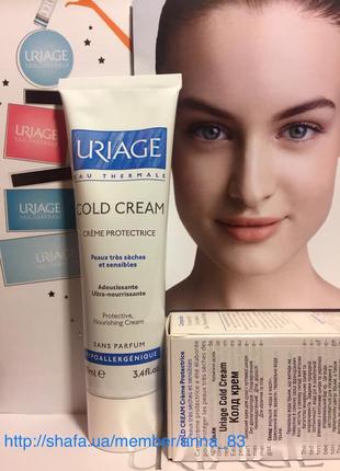 Защитный колд-крем для сухой кожи от холода uriage cold-cream ...
