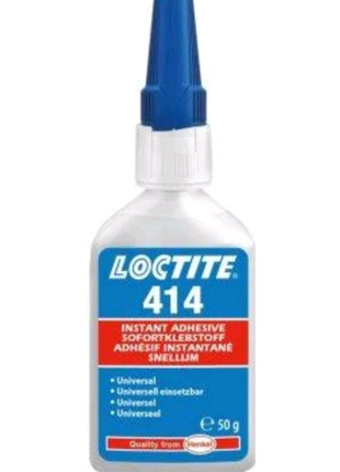 Клей Loctite 414 50г. цианокрилатные низької в'язкості
