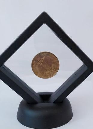 Рамка витрина стенд для монет колец рамочка рамка для монет 3Д