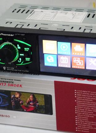 Автомагнитола Pioneer 4011 ISO экран 4,1'' DIVX, MP3, USB, SD
