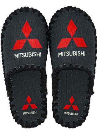 Мужские фетровые тапочки "Mitsubishi" (Митсубиси), ручной рабо...