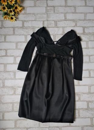 Платье женское черное seam
