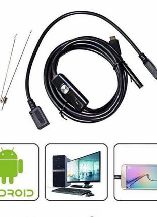 Камера гибкая эндоскоп HD Android Camera Endoscope Micro-USB D...